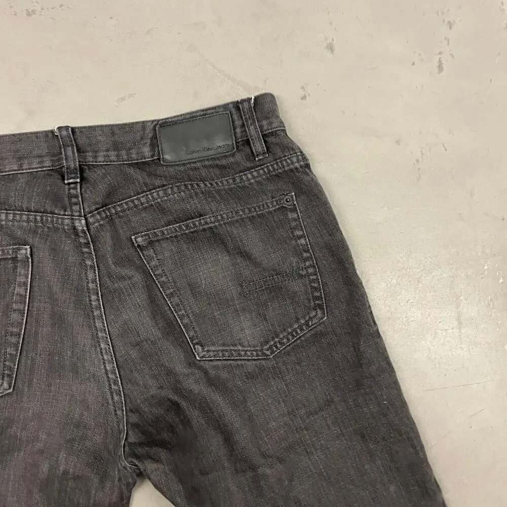 Y2K black Calvin Klein loose fit Jeans 34x29